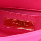 Jersey Quilted Chanel 19 Waist Bag Pink