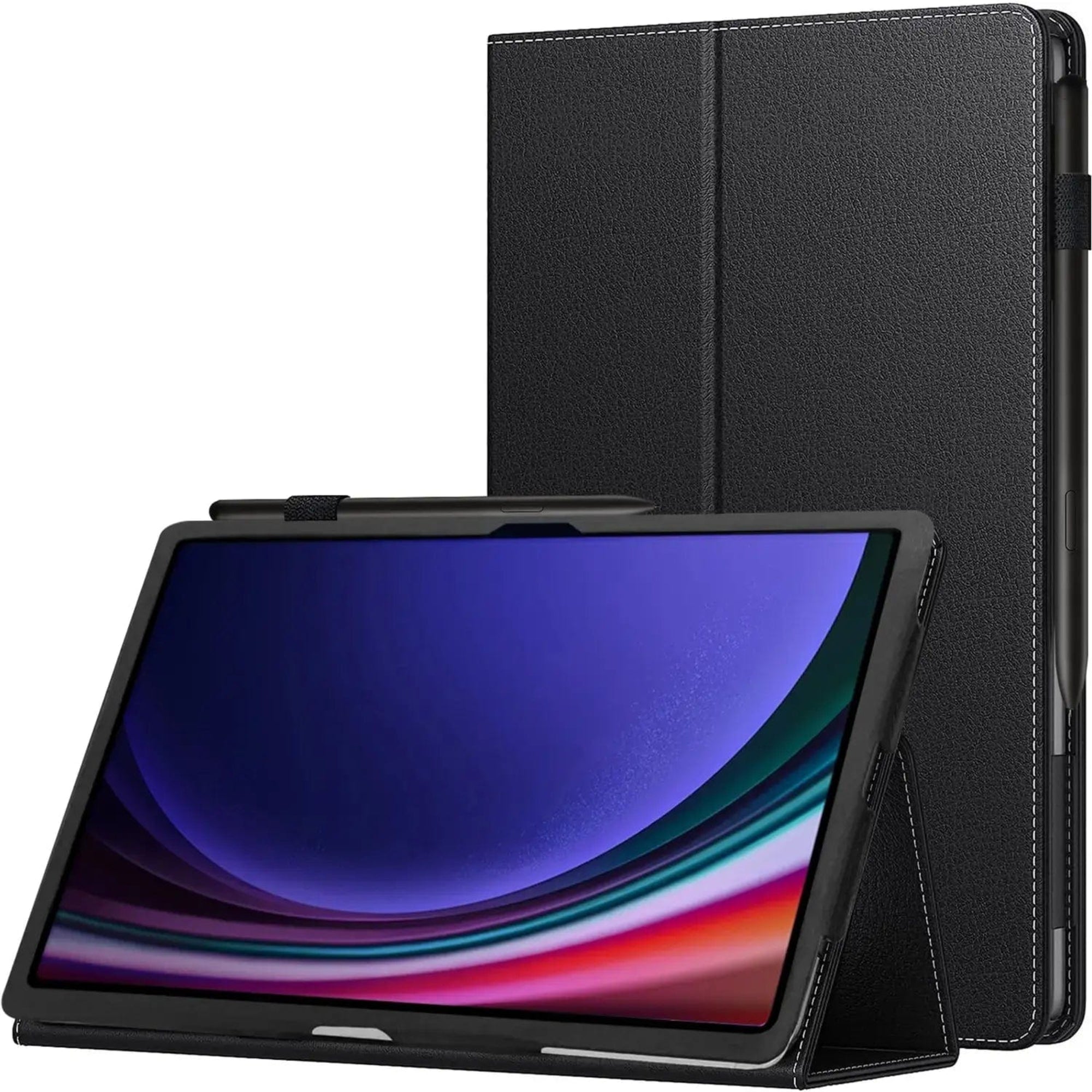 SAHARA - Folio Case for Samsung Galaxy Tab S10 Ultra, Tab S9 Ultra, and Tab S8 Ultra - Black
