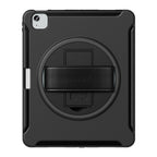 SAHARA - Raider Series Heavy Duty Case with Hand Strap for Apple iPad Air 13" M3/M2 - Scorpion Black