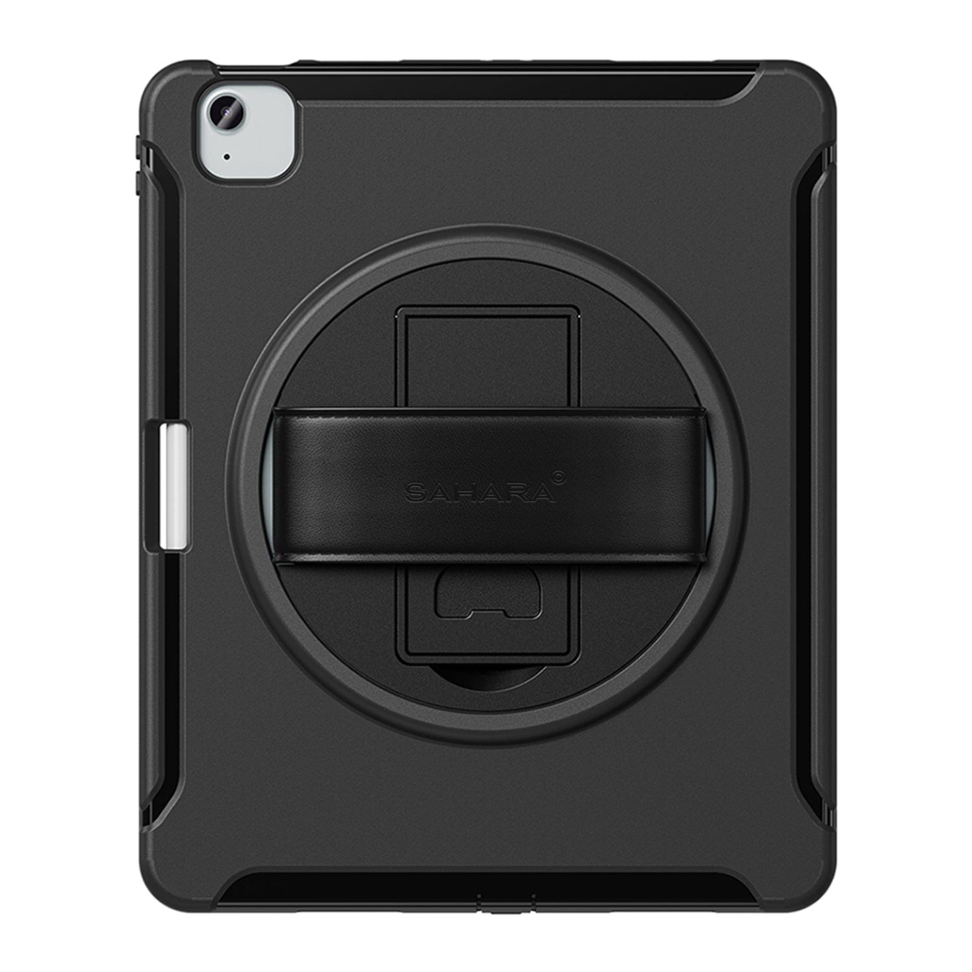 SAHARA - Raider Series Heavy Duty Case with Hand Strap for Apple iPad Air 13" M3/M2 - Scorpion Black