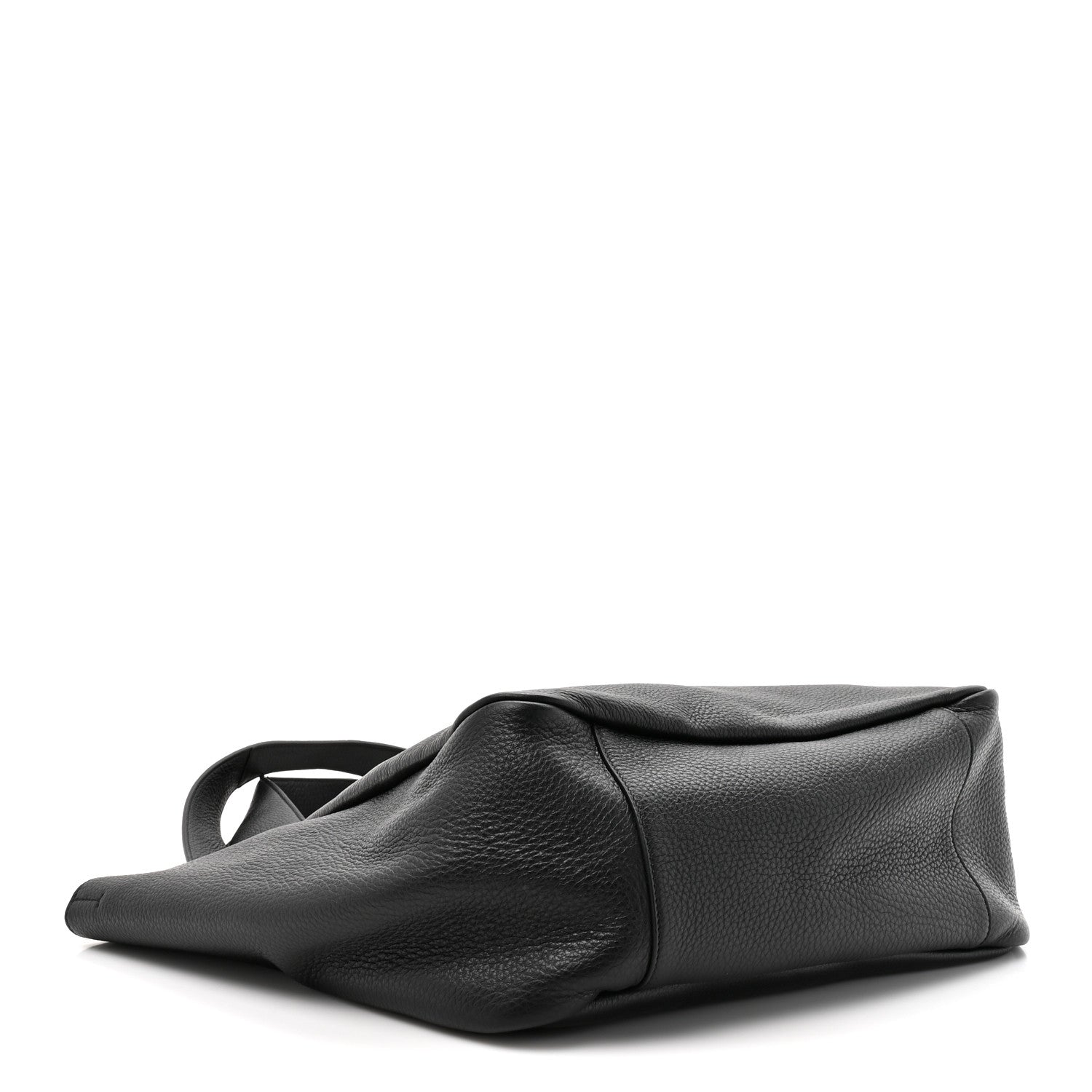 Grained Deerskin Bea Tote Black