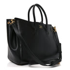 Smooth Calfskin Small Bel Air Carry All Bag Black