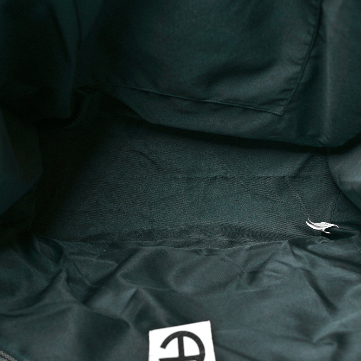 Vegan Leather Large Shopping Bag Dark Olive