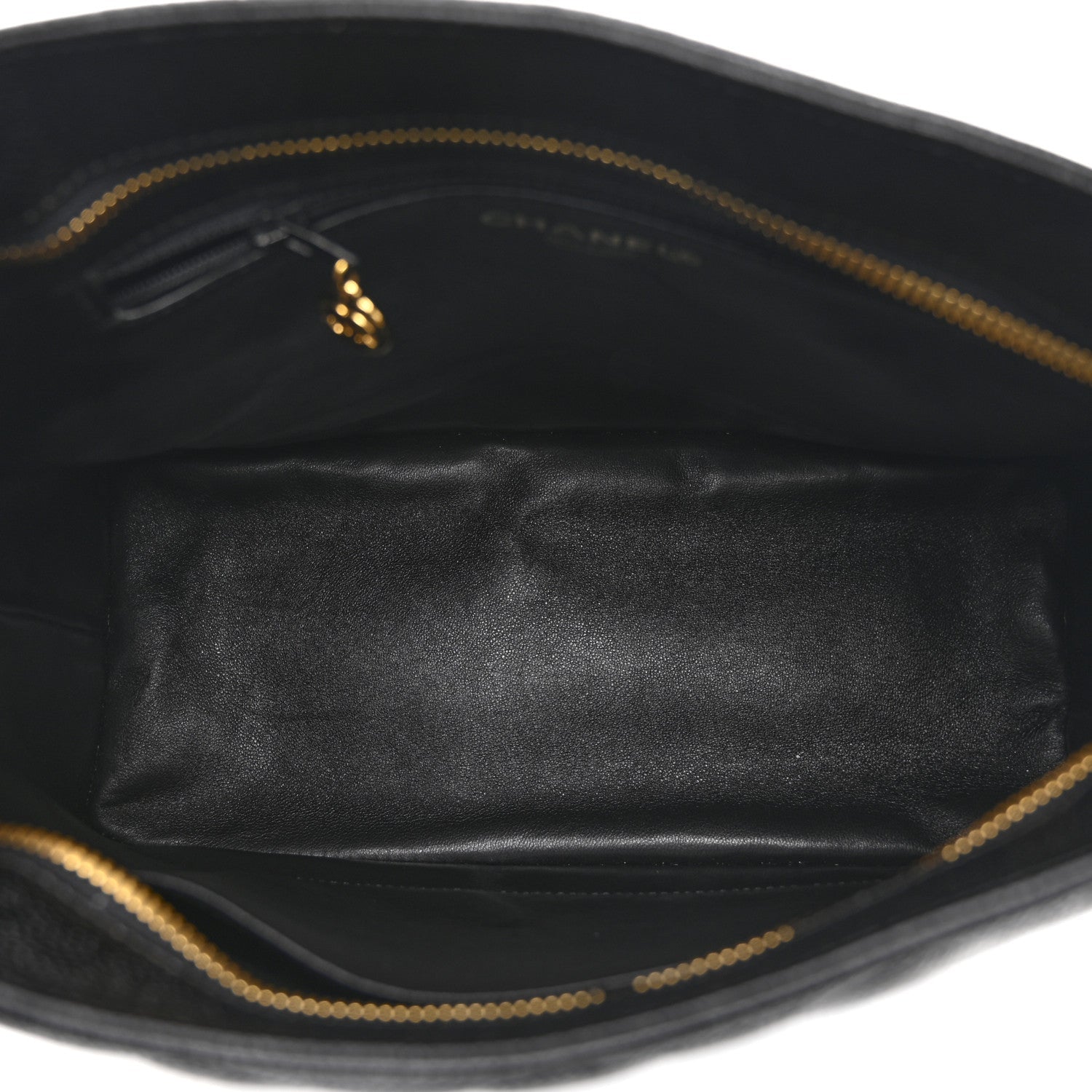 Caviar Quilted Medallion Tote Black
