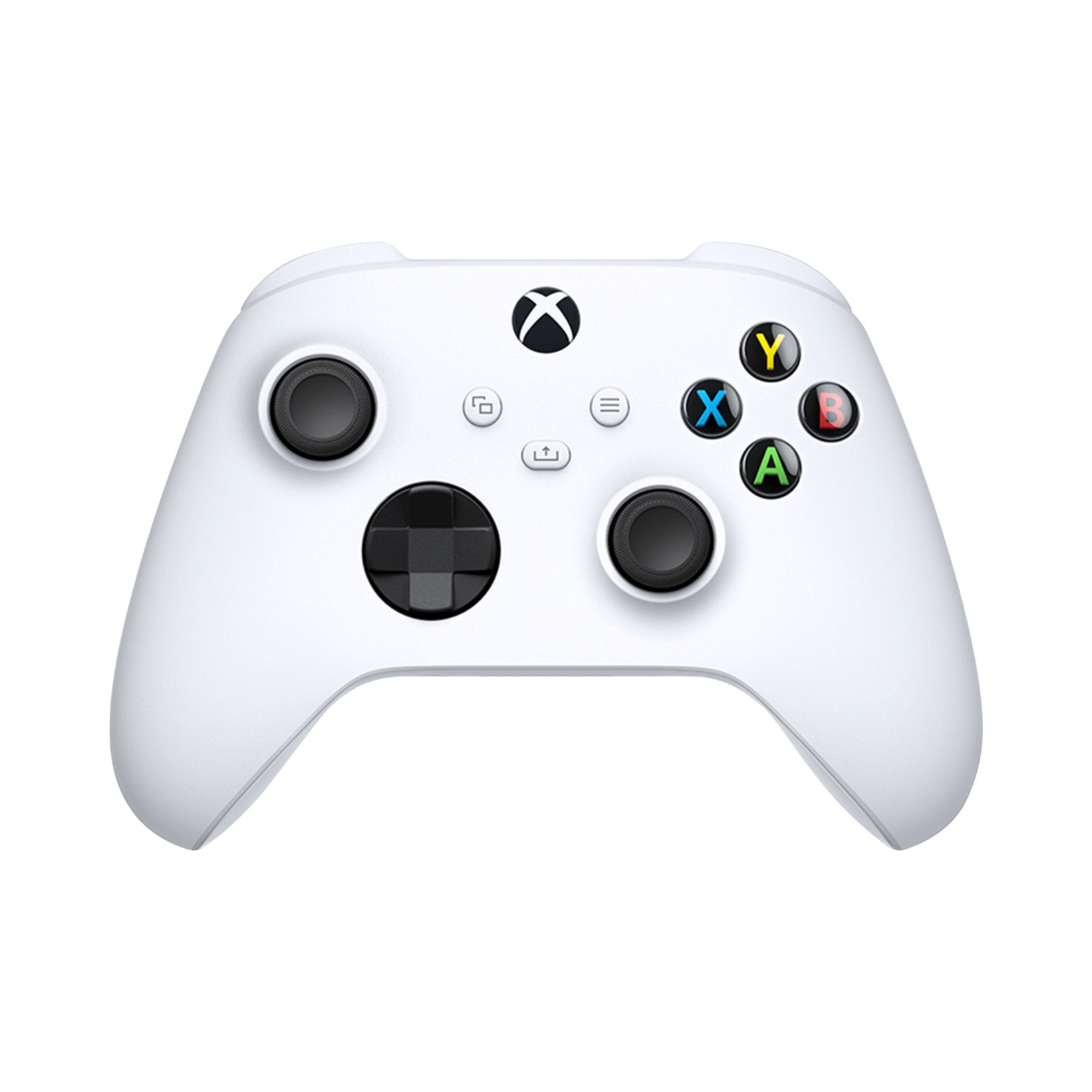 Xbox Series X/S Controller in White with Silicone Sleeve
