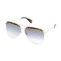 Marc Jacobs Women's Pilot Sunglasses Gold Gradient Blue Havana