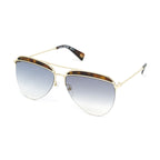 Marc Jacobs Women's Pilot Sunglasses Gold Gradient Blue Havana