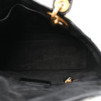 Crinkled Patent Cannage Small Lucky Badges My Lady Dior Black