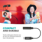 Movo UCMA-2 Female 3.5mm TRRS to USB-C Mic. Adapter