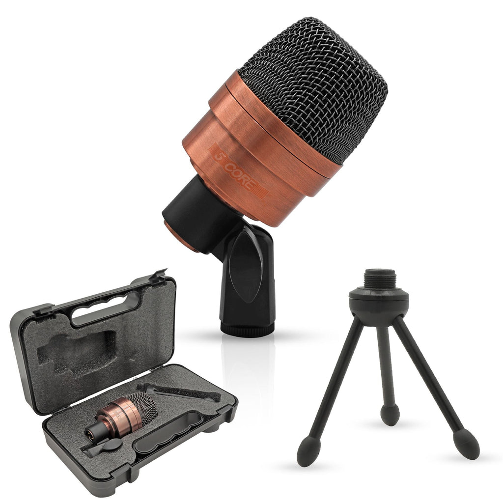Tom Mic Wired Cardioid Bass Drum Microphone Kit High SPL Instrument Microfono w XLR Connection-  Tom XP COPPEREX