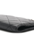 Caviar Quilted Agenda Cover Black