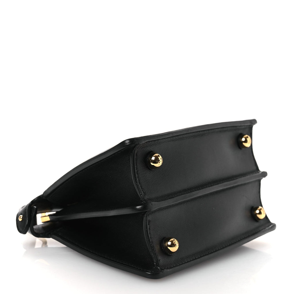 Shiny Nappa Petite Peekaboo I SEE U Satchel Black