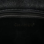 Caviar CC Flap Shoulder Bag Black