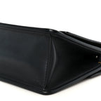 Vitello Century Velvet F is Fendi FF Small Kan I Shoulder Bag Black Tobacco