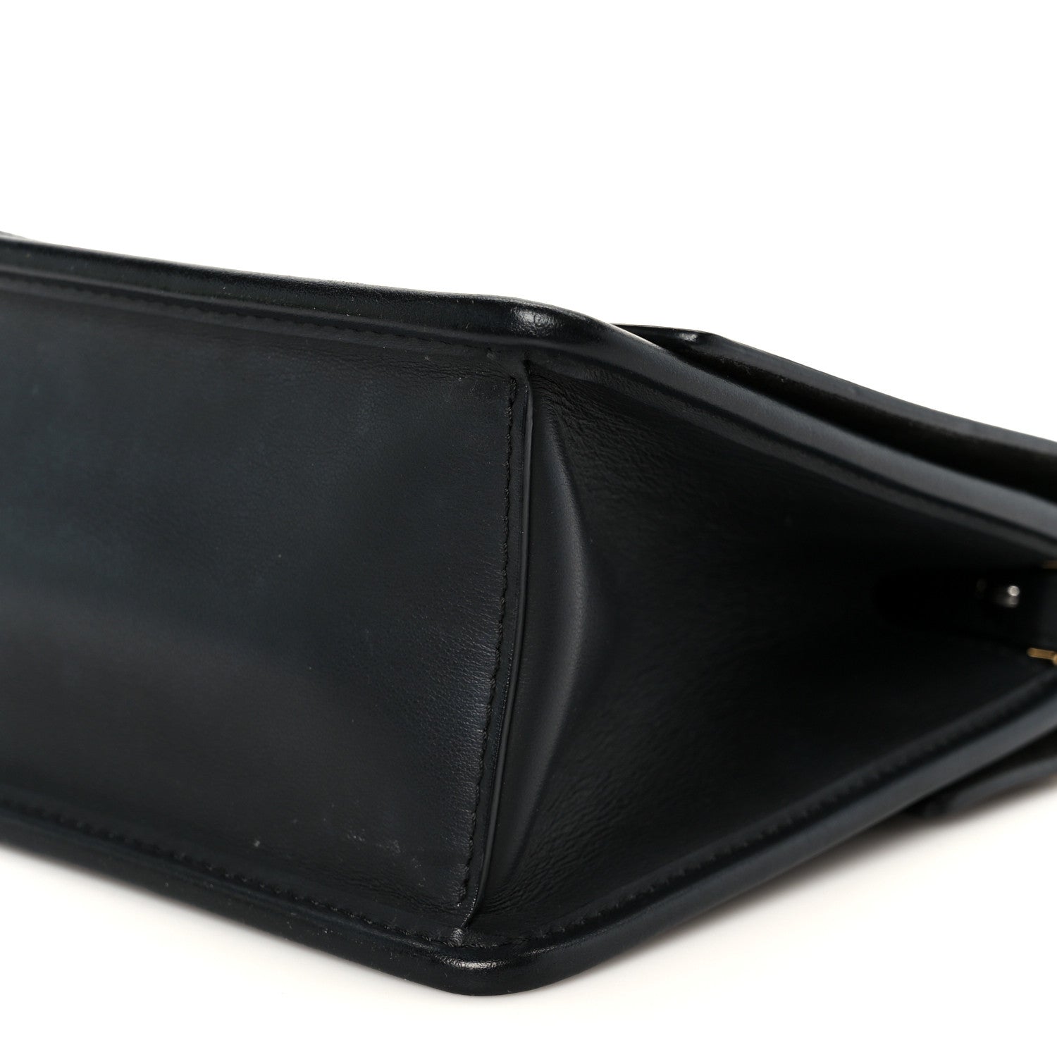 Vitello Century Velvet F is Fendi FF Small Kan I Shoulder Bag Black Tobacco