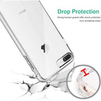 Entronix Case Compatible with iPhone 8 Plus/7 Plus - [Hard Back] Thick Clear