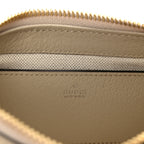 GG Supreme Monogram Textured Dollar Calfskin Web Mini Ophidia GG Handbag Beige Mystic White Oatmeal