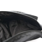 Recycled Sport Nylon Logo Embroidered Wheel Beltpack Black