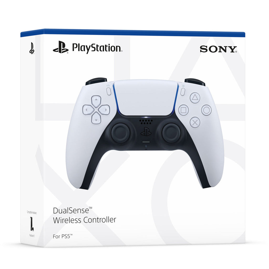 DualSense Controller in White with Silicone Sleeve