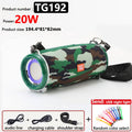 20W High Power TG192 Bluetooth Speaker Waterproof Portable Column For PC Computer Speakers Subwoofer Boom Box Music Center FM TF