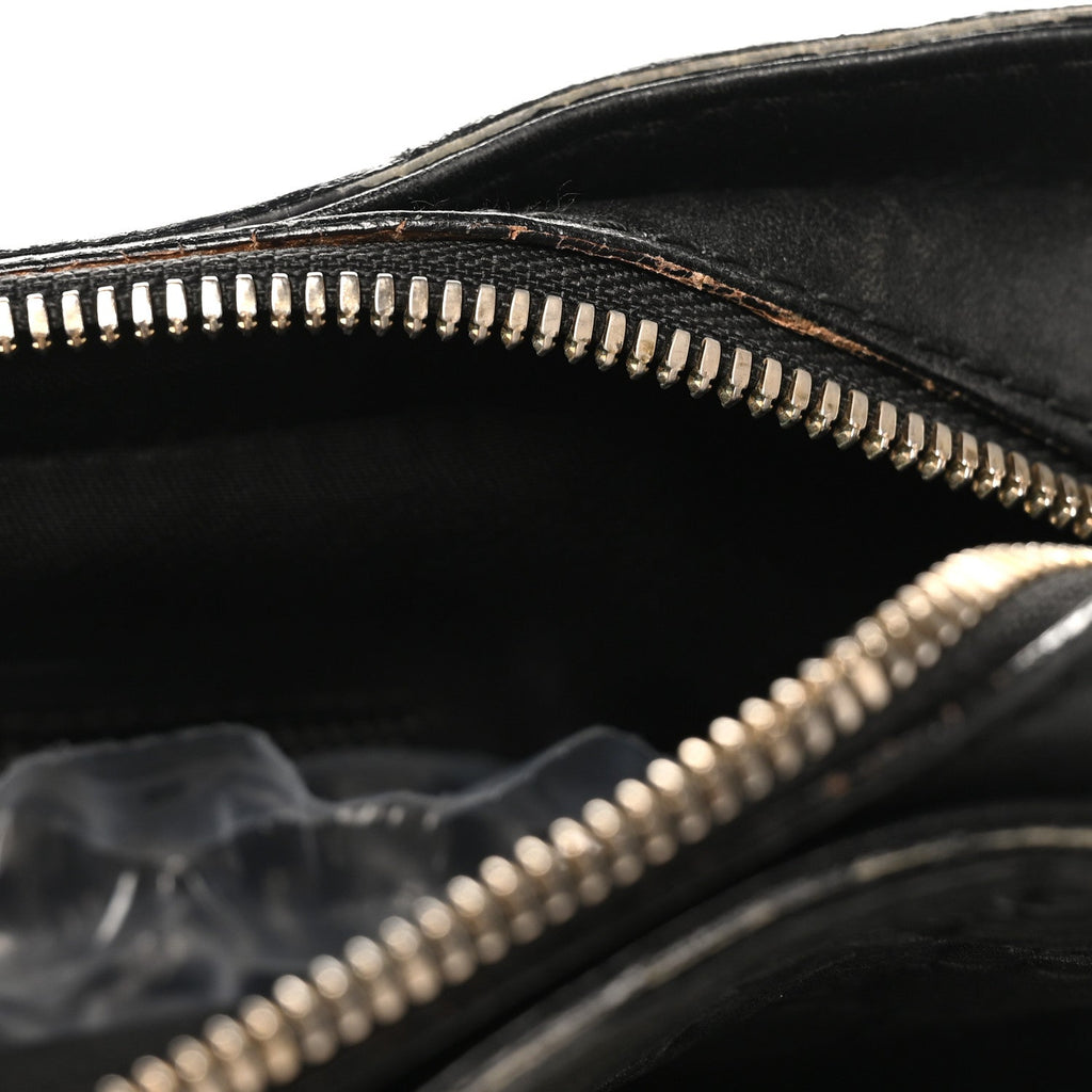 Calfskin Medium Paddington Satchel Black