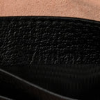Textured Calfskin Web Ophidia Round Wrist Wallet Black