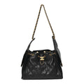 Caviar Quilted Small Chanel 25 Handbag Dark Navy