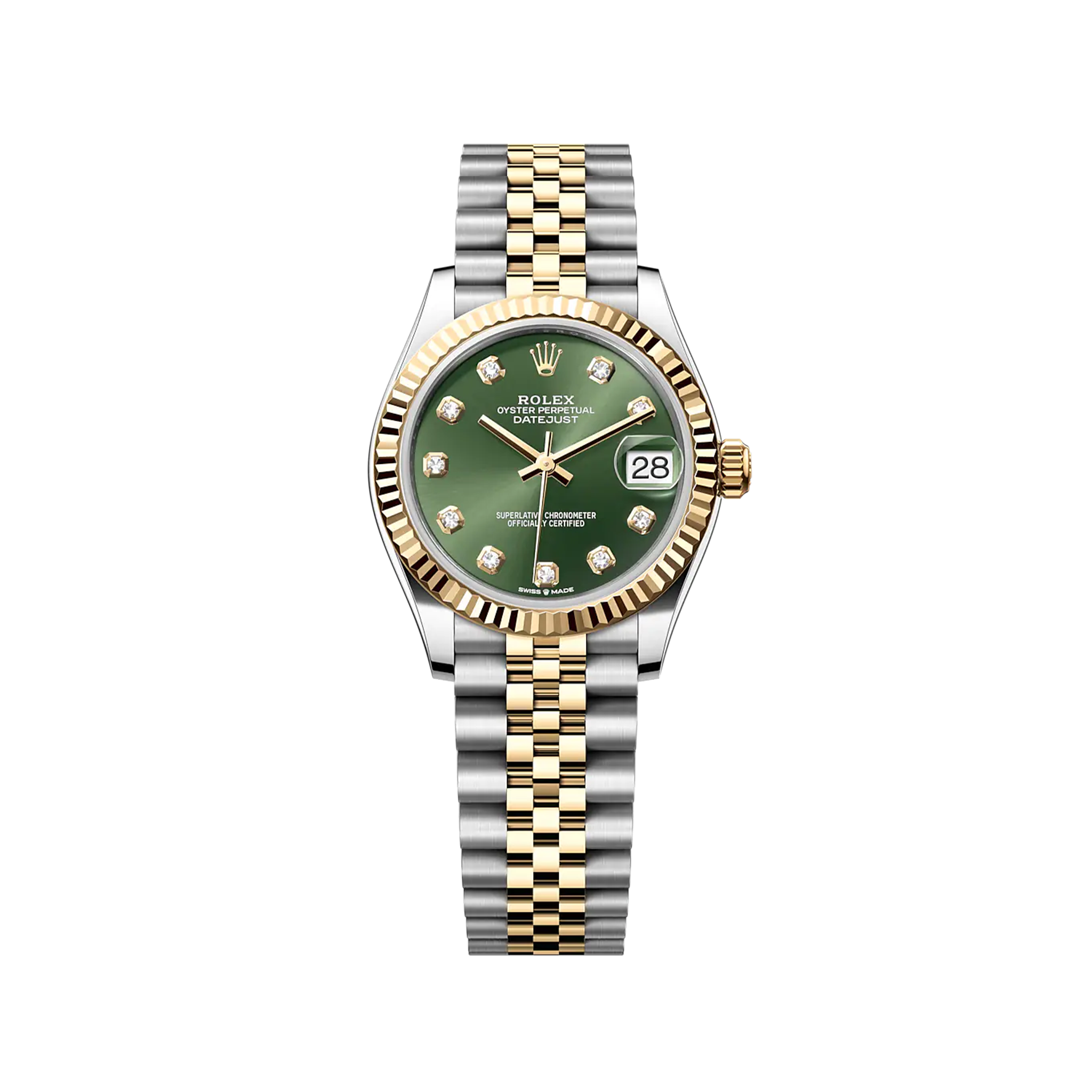 Rolex Datejust 278273 Green Diamond Dial
