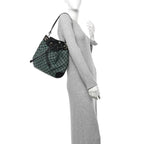 Monogram Drawstring Shoulder Bag Green