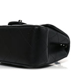 Lambskin Quilted Mini Square Flap So Black
