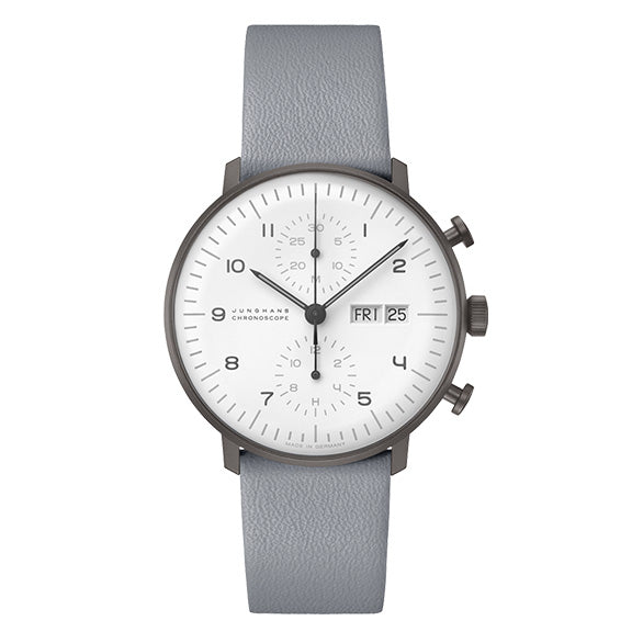Junghans Max Bill Chronoscope Men's White/Grey Watch
