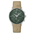 Junghans Meister Chronoscope Men's Green/Beige Watch