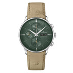 Junghans Meister Chronoscope Men's Green/Beige Watch
