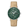Junghans Meister Chronoscope Men's Green/Beige Watch