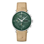 Junghans Meister Chronoscope Men's Green/Beige Watch