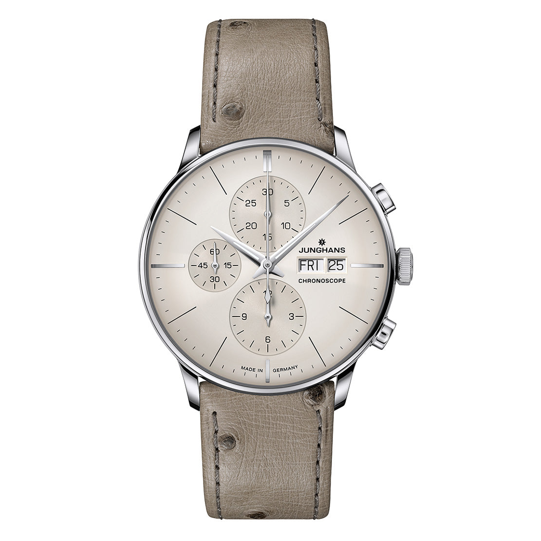 Junghans Meister Chronoscope Men's Beige Grey Watch