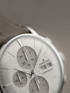 Junghans Meister Chronoscope Men's Beige Grey Watch