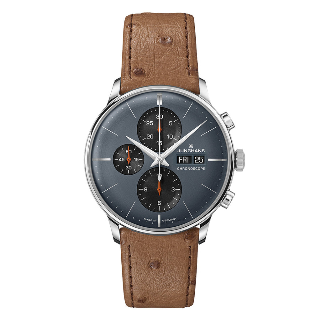 Junghans Meister Chronoscope Men's Grey Brown Watch