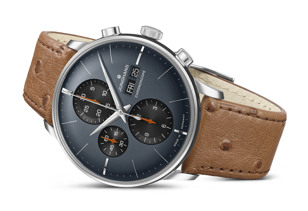 Junghans Meister Chronoscope Men's Grey Brown Watch