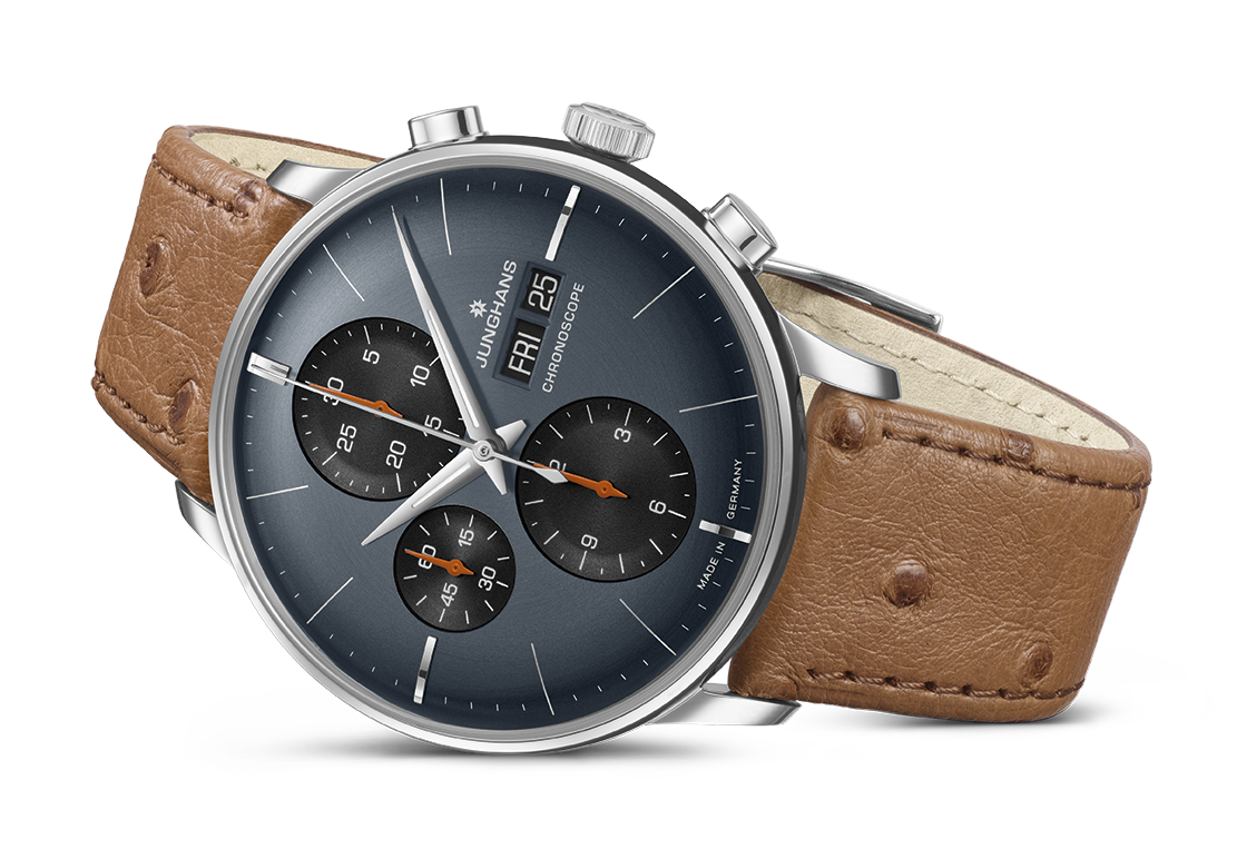 Junghans Meister Chronoscope Men's Grey Brown Watch