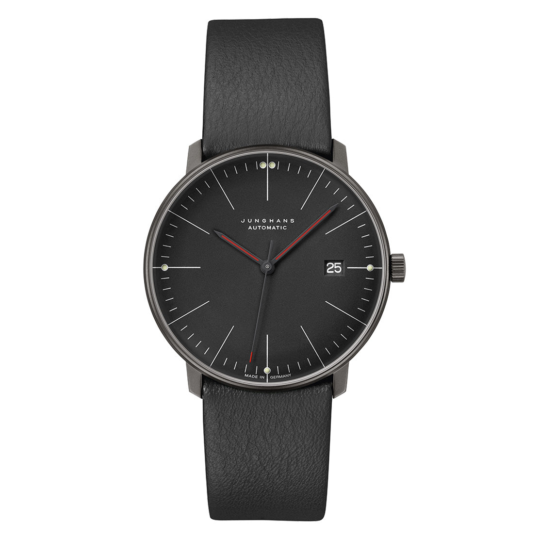 Junghans Max Bill Automatic Bauhaus Men's Black Watch