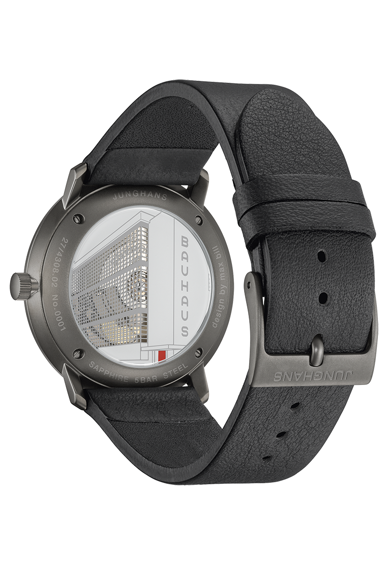 Junghans Max Bill Automatic Bauhaus Men's Black Watch
