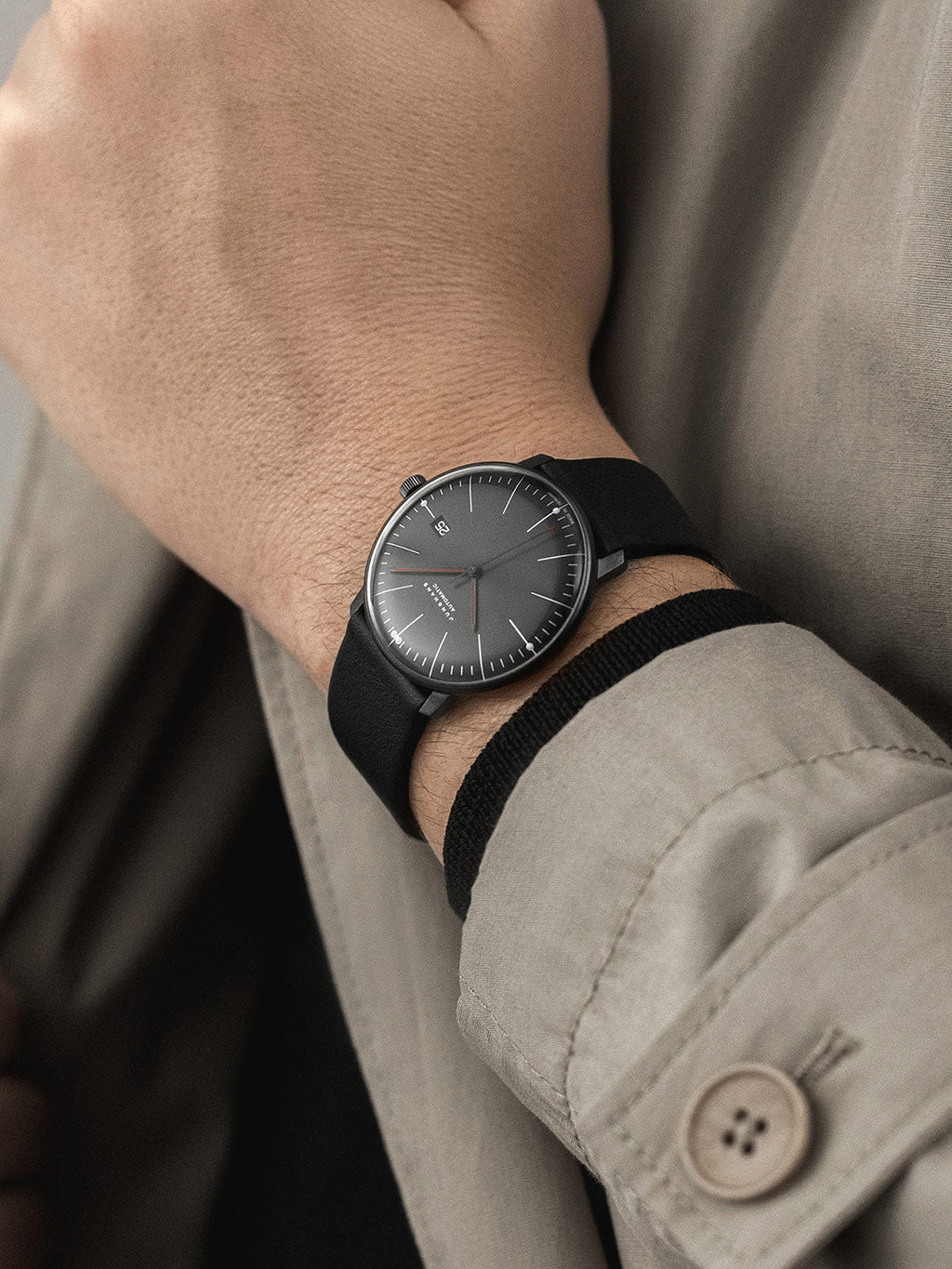 Junghans Max Bill Automatic Bauhaus Men's Black Watch