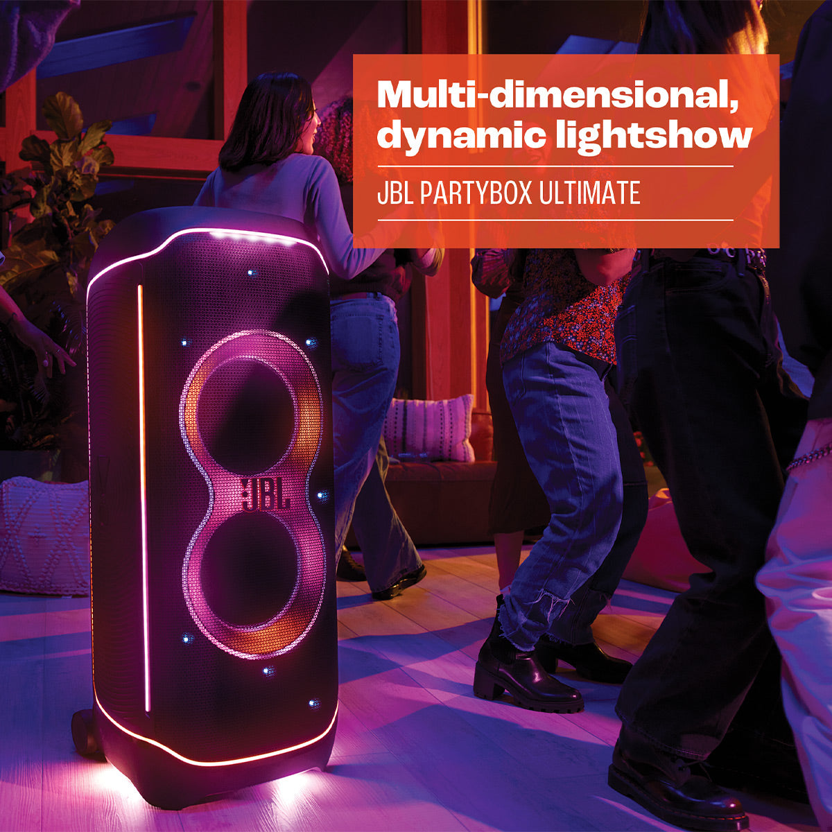JBL PartyBox Ultimate Portable Party Speaker Bundle with gSport Speaker Cover