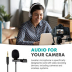 Movo DM1P Lavalier Mic for DJI Osmo 4k Camera