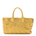 Nappa Intrecciato Medium Paillettes Cabat Poussin