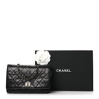Aged Calfskin Quilted Reissue Wallet On Chain WOC Black
