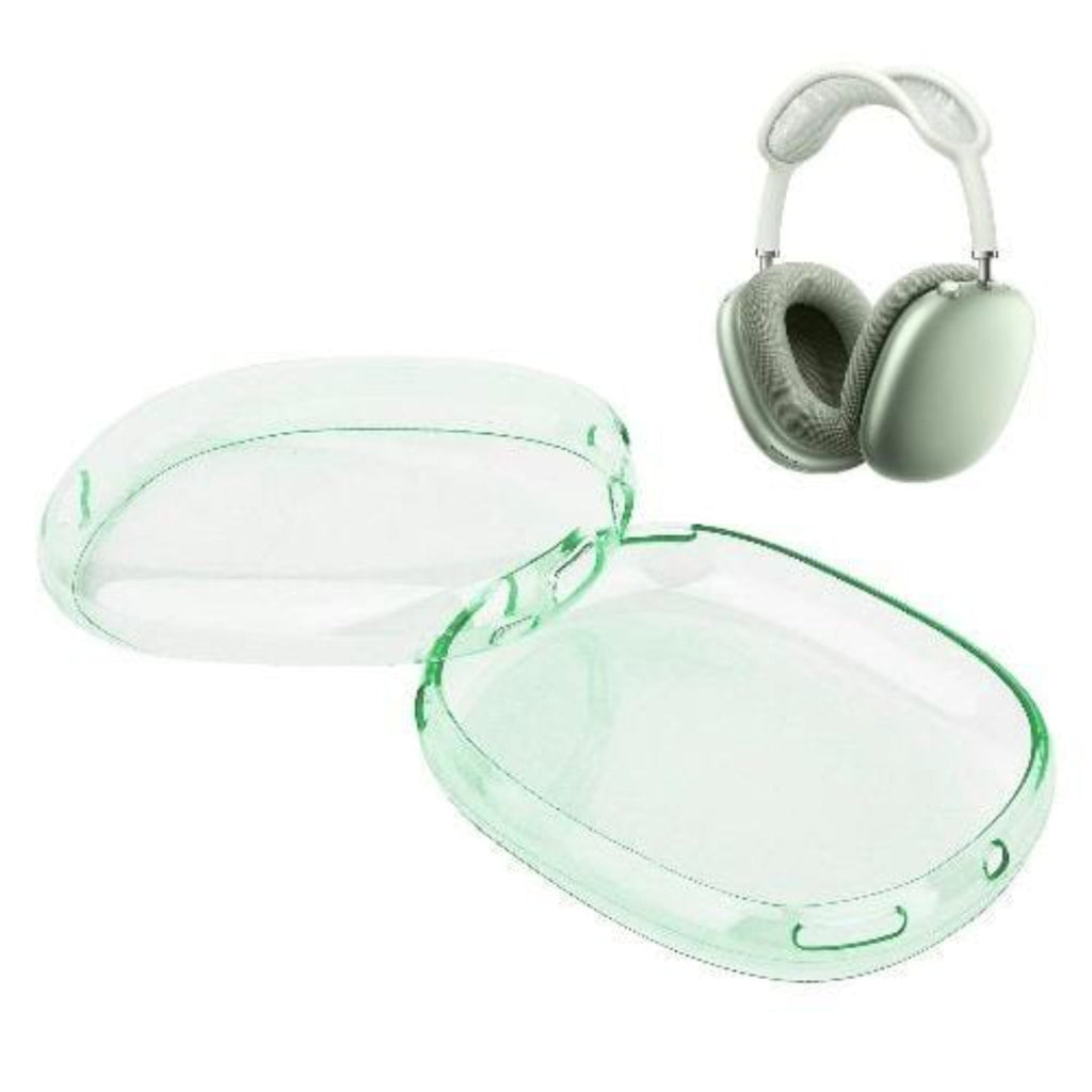 SAHARA - Hybrid Flex Case for Apple AirPods Max - Transparent Green