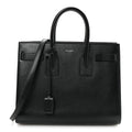 Calfskin Small Sac De Jour Black