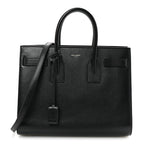 Calfskin Small Sac De Jour Black